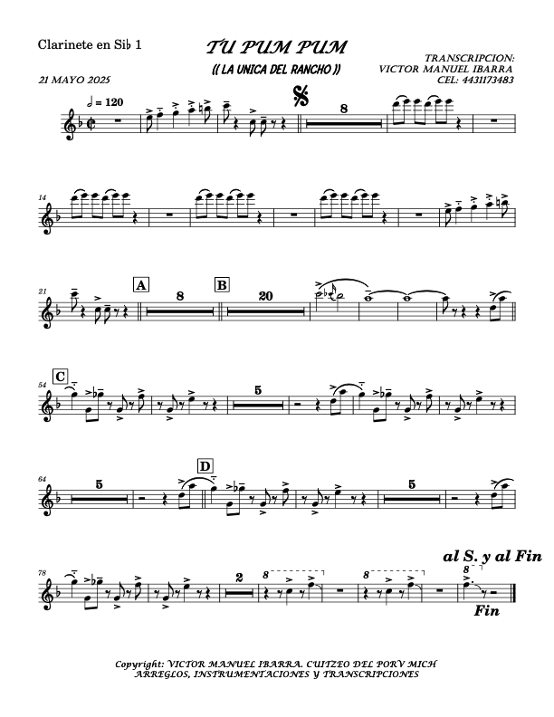 La imagen puede contener una previsualizacion de una partitura